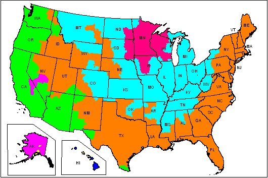 Fed Ex Ground Map