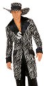 Sugar Pimp Suit Daddy Zebra Print Drape Medium